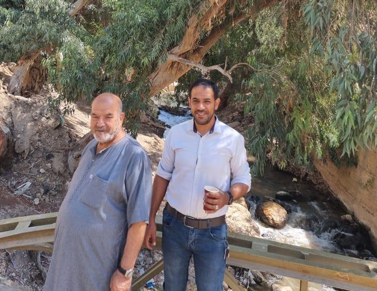 Ziad and his dad Rateb