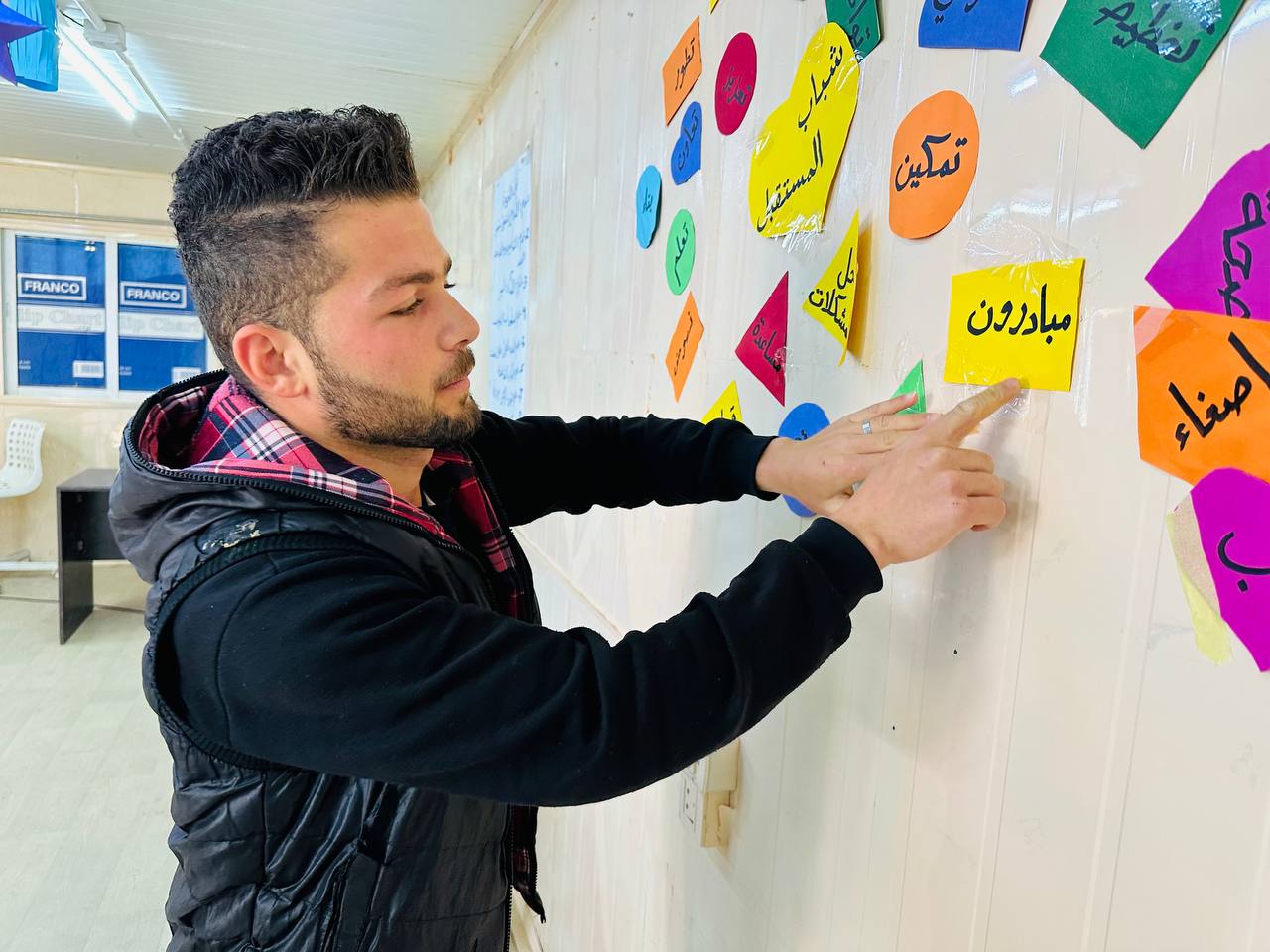 Obaidat at work