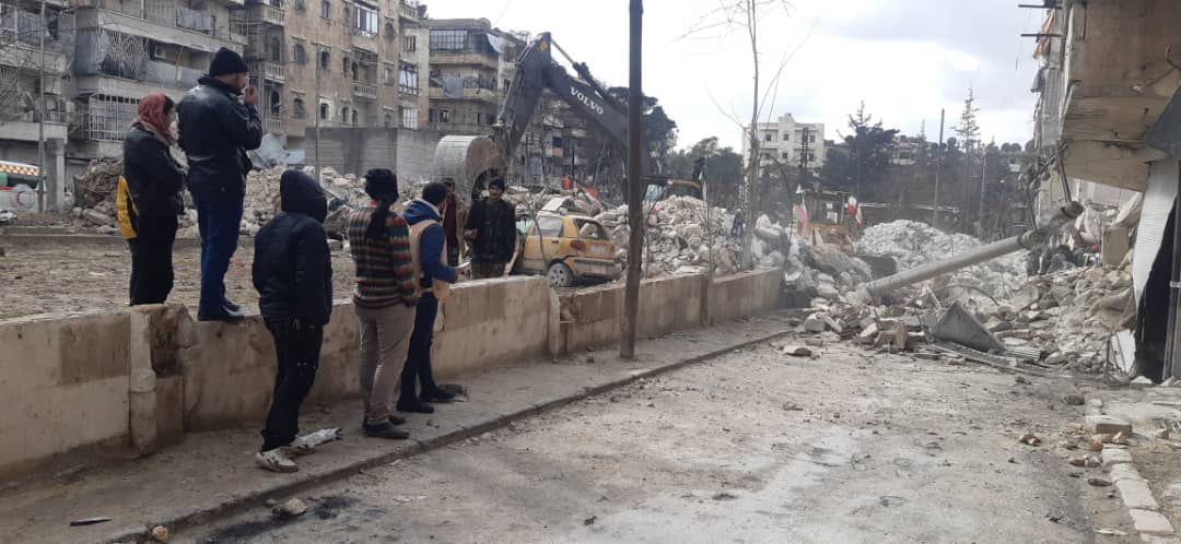 Syria earthquake destruction