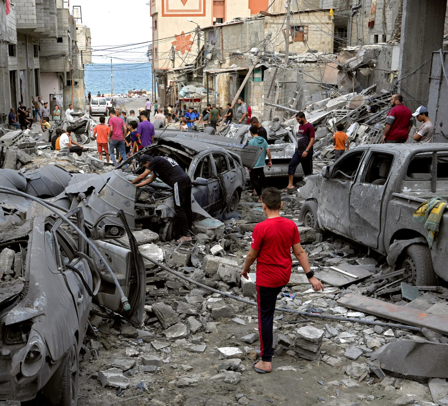 Destruction in Gaza