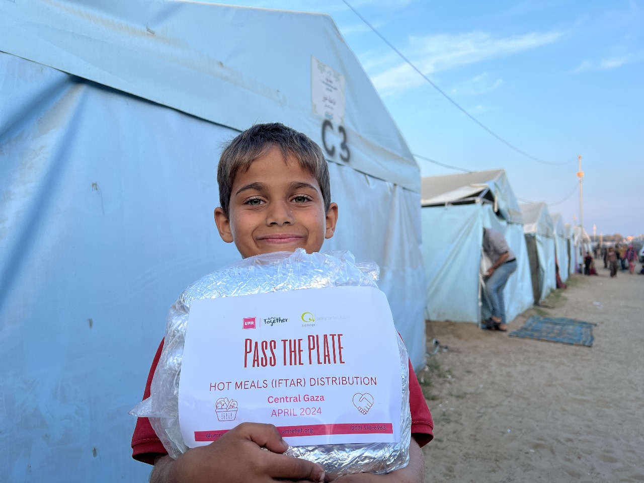 We got to see some beautiful smiles on beautiful faces when our volunteers delivered food bundles to families.